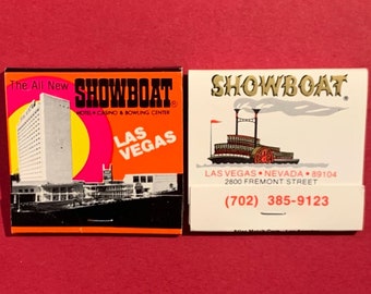 Vintage Showboat Casino Hotel Las Vegas Nevada paper coin cup RARE HTF 