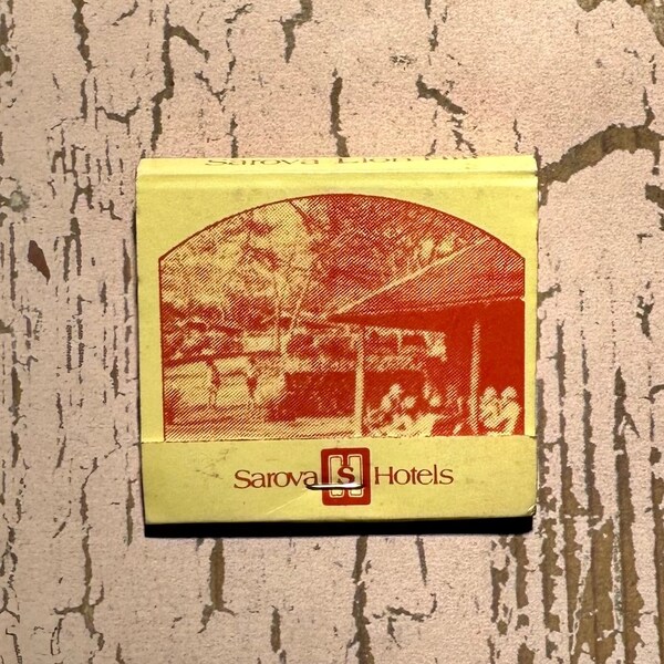 Vintage Matchbook, Sarova Hotel, Lion Hill, Lake Nakuru, Nairobi, Africa, W/ 30 Match Sticks, FREE SHIP In UsA