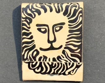 Vintage Matchbook, NYC, Lions Rock, Restaurant, Bar, New York City, Missing 7 Match Sticks, FREE SHIP In UsA