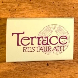 Vintage Matchbook, Terrace Restaurant, Kaden Tower, Louisville, Kentucky, Matchbox, FREE SHIP In UsA image 2