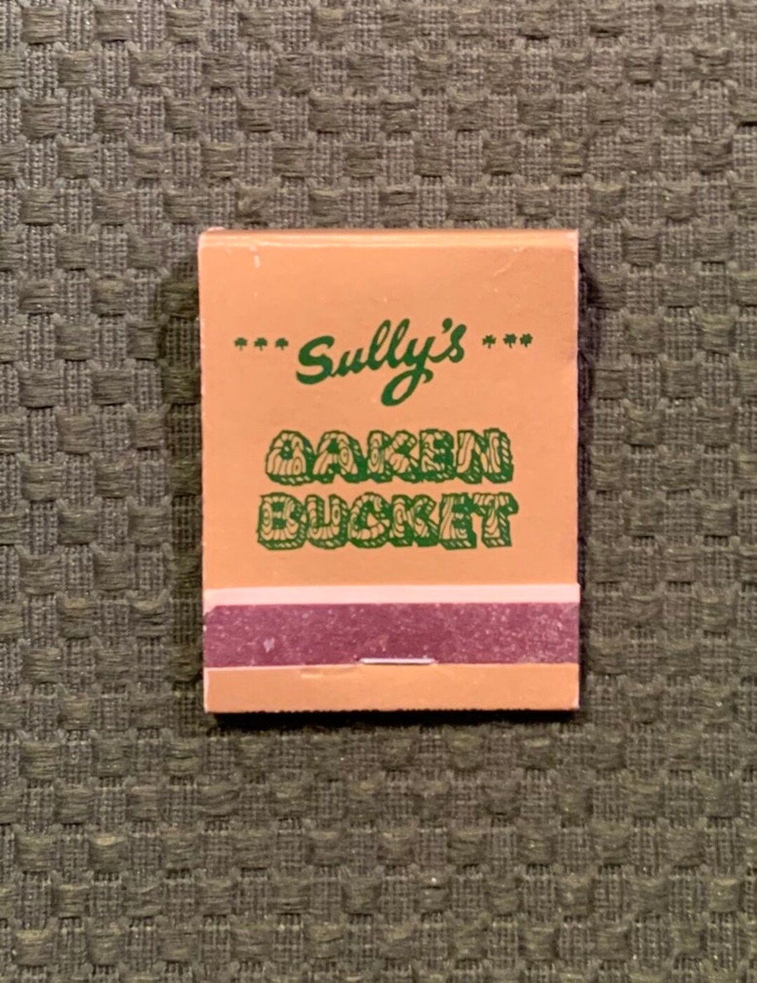 Vintage Matchbook Sullys Oaken Bucket Restaurant Etsy
