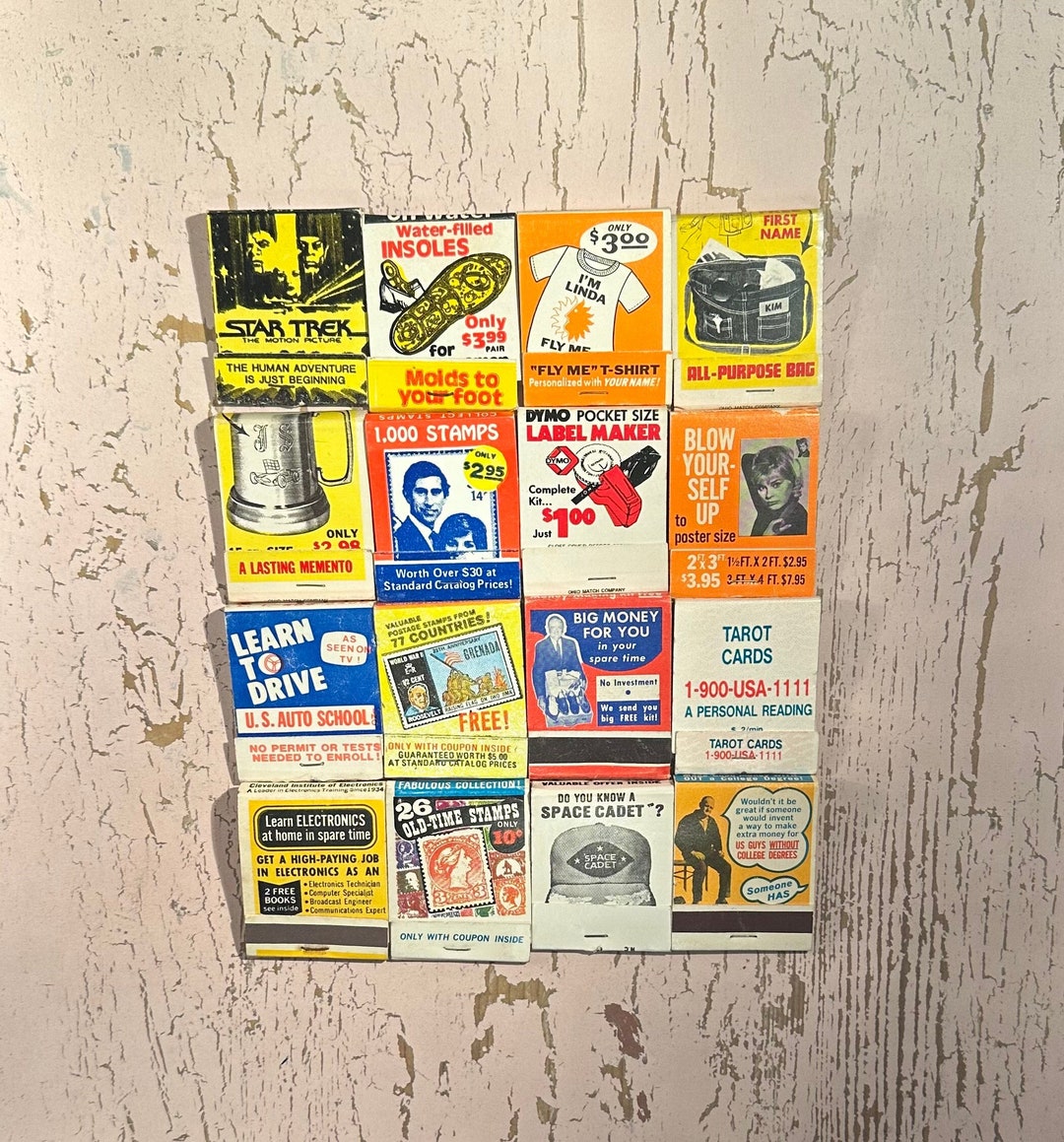 Vintage Matchbooks, Point of Sale, Star Trek, High School Dropout, Make A Profit, Selling, Lot