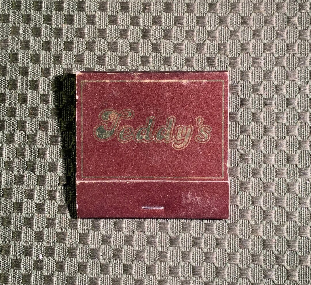 Vintage Matchbook, Teddys Jetport Lounge, Sheraton, Restaurante