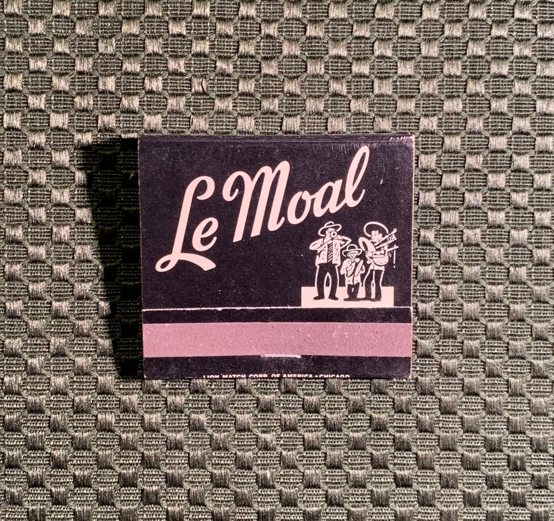 Vintage Matchbook NYC Le Moal French Restaurant Third - Etsy