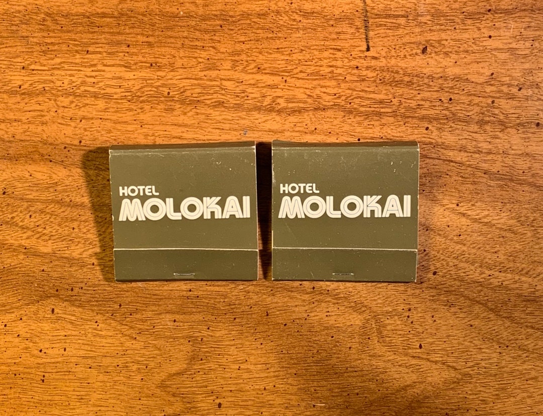 Vintage Matchbooks Hotel Molokai Kaunakakai Honolulu - Etsy