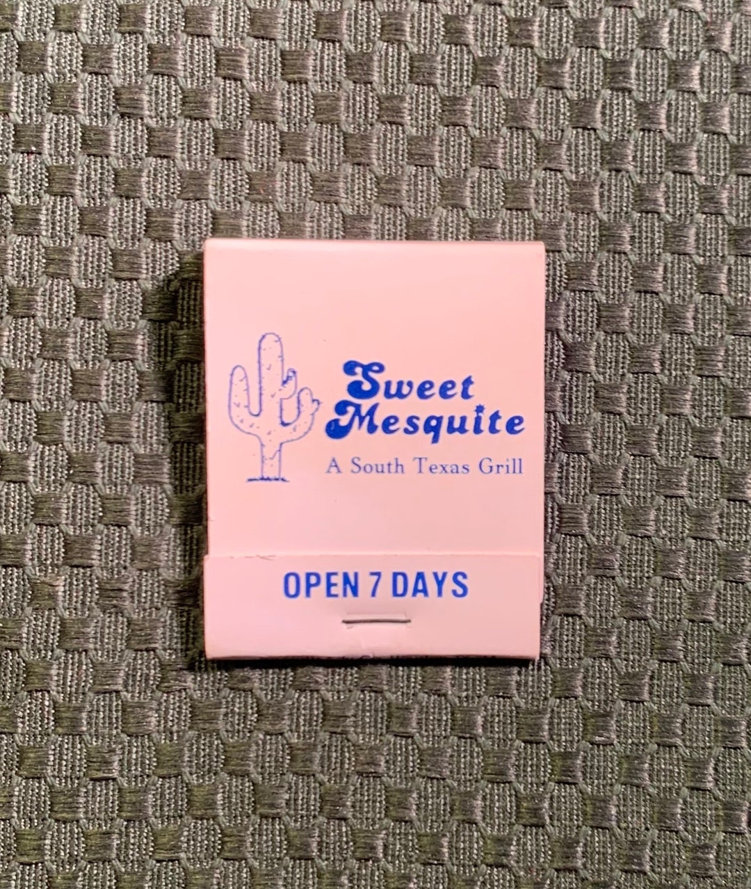 Vintage Matchbook, Sweet Mesquite Grill, Restaurant, Houston, Missouri