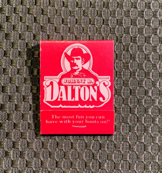 Vintage Matchbook Johnny B Daltons Restaurant Bar Conroe Etsy