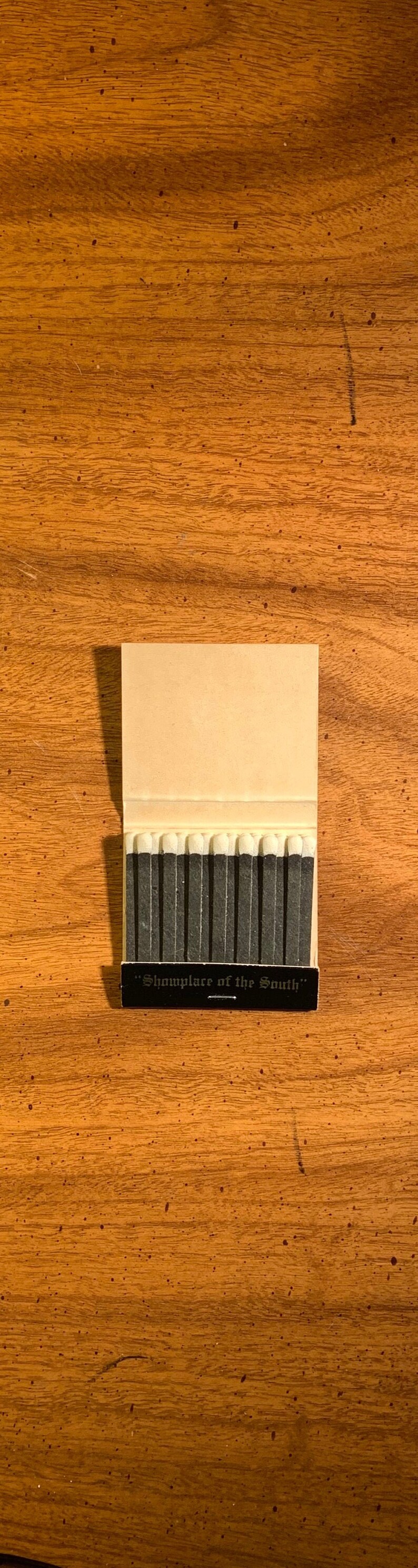 Vintage Matchbook, Ye Olde Fireplace, Restaurant, Greenville, SC, Charlie Spivak, W/ 30 Match Sticks, FREE SHIP In UsA image 3