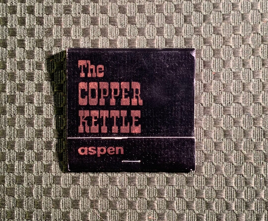 Vintage Matchbook, the Copper Kettle, Restaurant, Aspen, Colorado, W