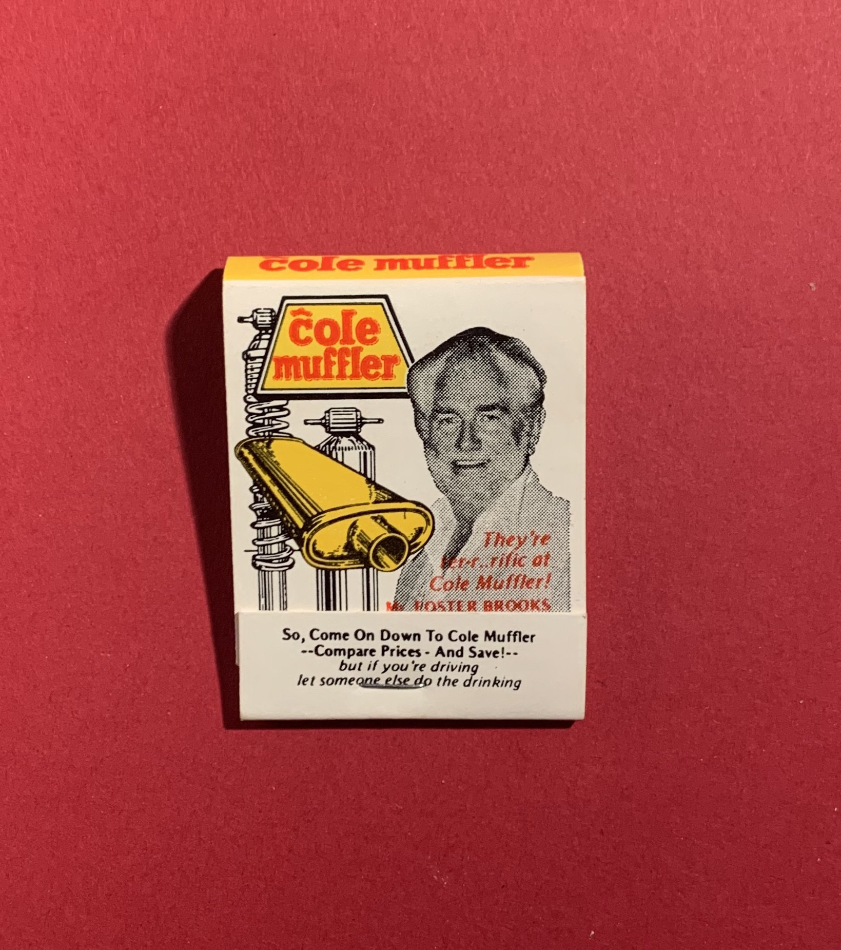 Vintage Matchbook Cole Muffler Foster