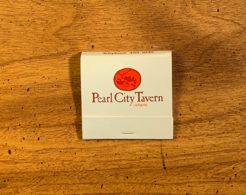 Vintage Matchbook Pearl City Tavern Hawaii Hawaiian Monkey Etsy