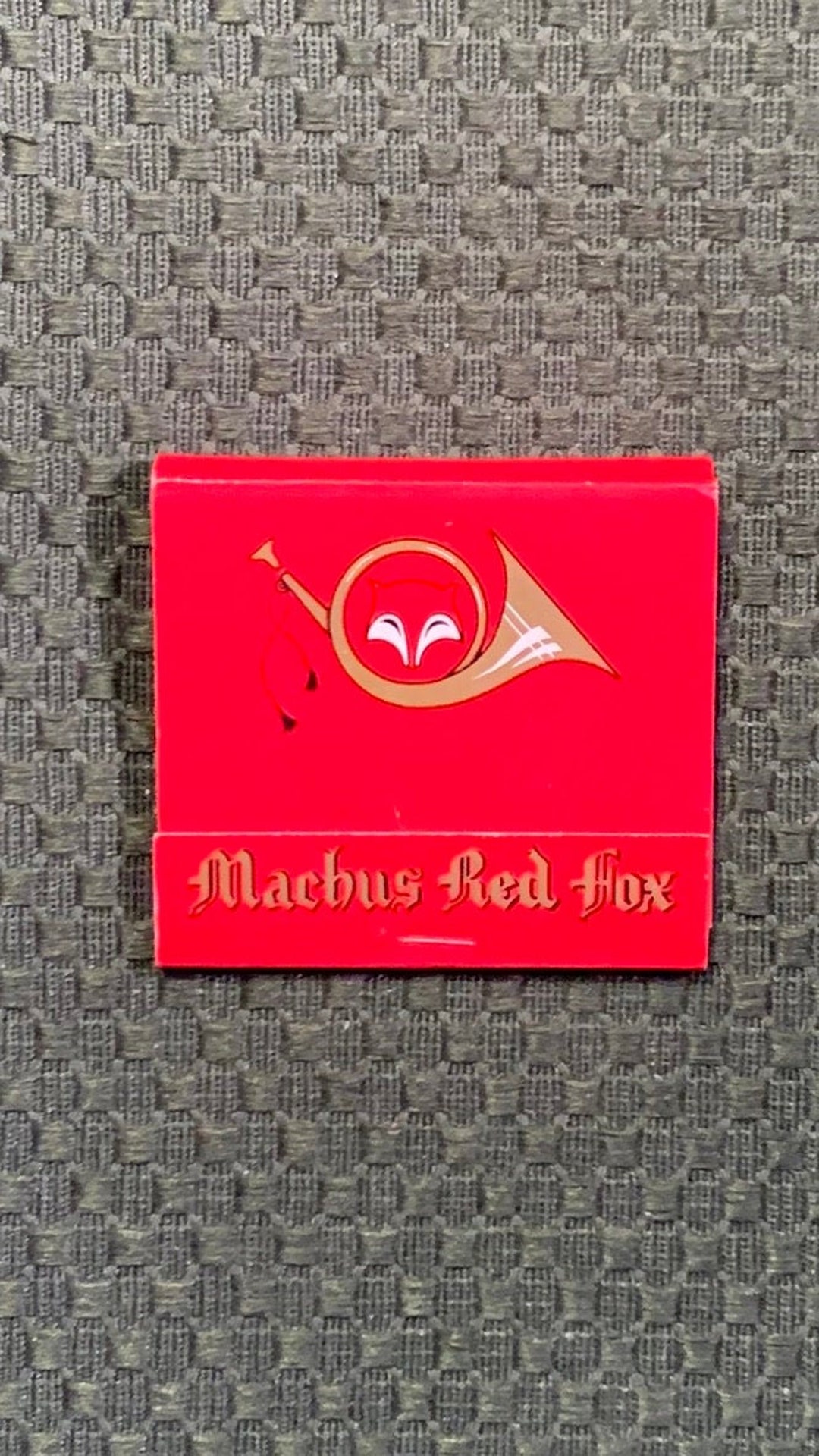 Vintage Matchbook, Machus Red Fox, Restaurant, Birmingham, Michigan, W