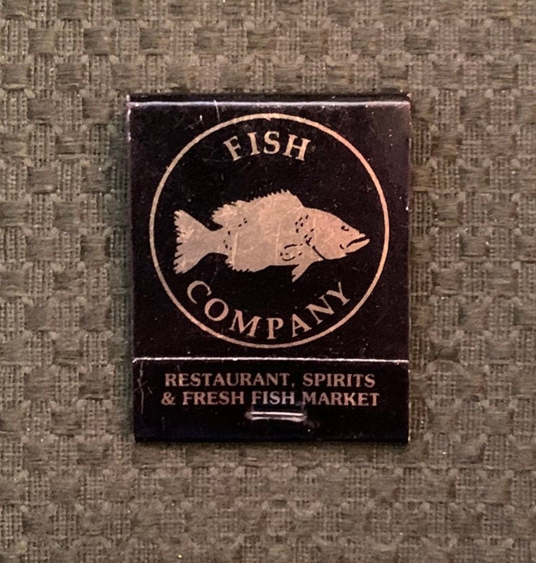 Vintage Matchbook The Fish Company Restaurant Los Alamitos Etsy.de