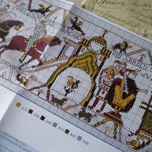 Sajou Museum & Heritage Bayeux Tapestry Embroidery Chart- Pledge of Bayeux