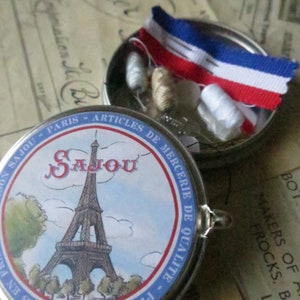 Sajou Travel Sewing Kit Haberdashery Tin