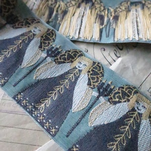 Angels 50 mm Liturgical Jacquard Woven Ribbon