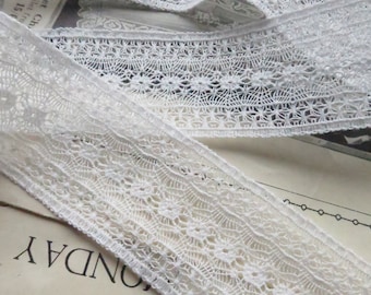 Off White Englisch Nottingham Lace- Zarte- Einfügen- 2.7 cm