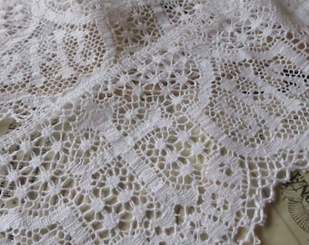 Weiße englische Nottingham Cluny Lace- Liturgical Ecclesiastical- 11,5 cm
