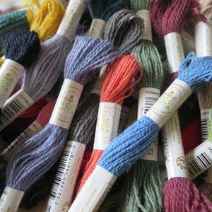 DMC Eco Vita Naturally Dyed  Embroidery Thread- All Colours