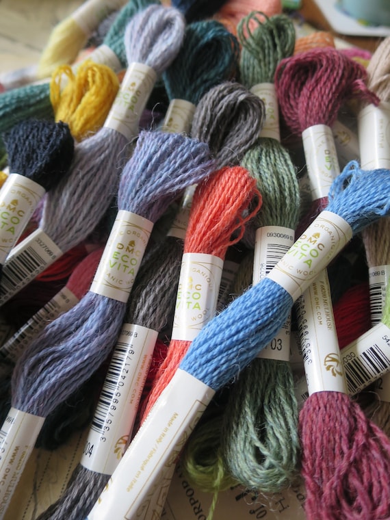 DMC Eco Vita Naturally Dyed  Embroidery Thread- All Colours