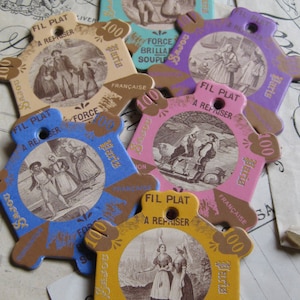 Enrouleurs de cartes de fil Sajou - Déguisements provinciaux français