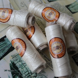 Sajou Retour Linen Waxed Book Binding Thread- Fil au Chinois - All Sizes- 10-60