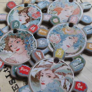 Remontoirs pour cartes de fil Sajou - Art nouveau pour femmes