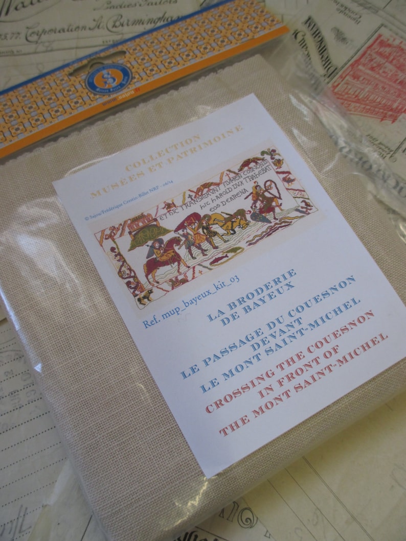 Sajou Museum & Heritage Bayeux Tapestry Embroidery Kit Etsy