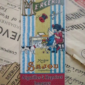 Sajou Booklet 6 Long Sharp Point Darning Needles- Mercerie