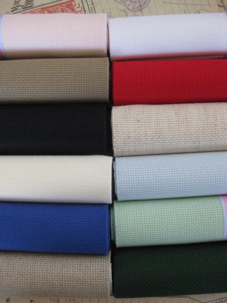 Sajou Wholesale 14 Count 5.5 holes per 12 Regular discount cm Fabric Colours Aida