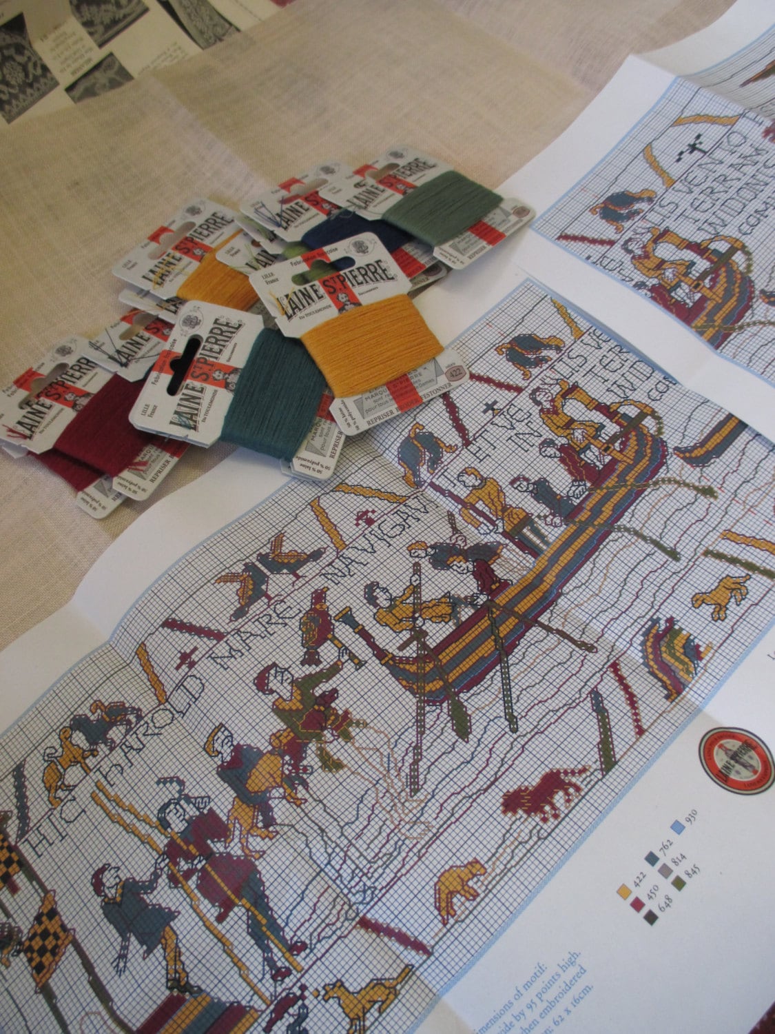 Sajou Museum & Heritage Bayeux Tapestry Embroidery Kit Etsy