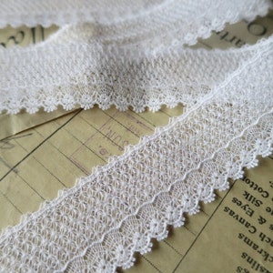 White English Nottingham Lace- Delicate Lace