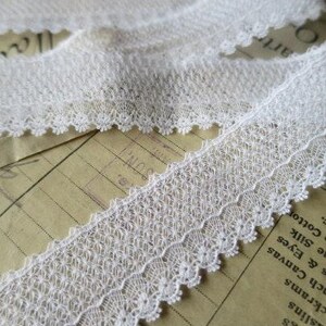 Wit Engels Nottingham-kant - delicate kant - 2,7 cm