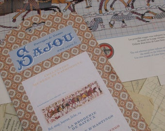 Bayeux Tapestry Embroidery Chart — The Battle of Hastings by Sajou
