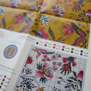 Sajou Museum & Heritage Toile du Jouy Embroidery Chart- Les Indiennes