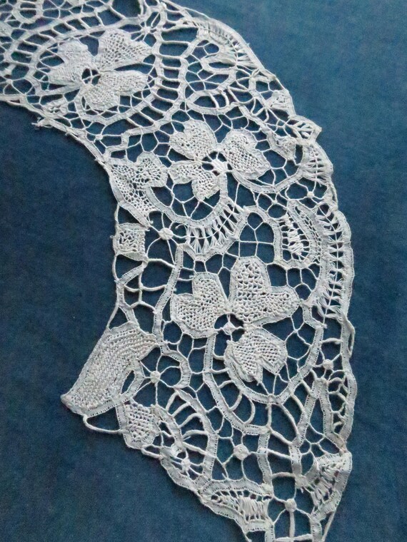 Antique Victorian Handmade Tape Lace Collar - Etsy Canada