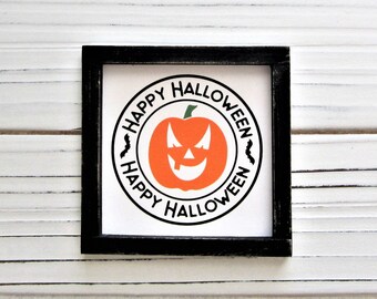 Halloween 3D Wood Sign Halloween Decor Tiered Tray Sign Farmhouse October 31 Sign Coffee bar October 31