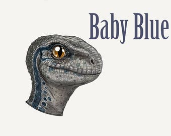 Baby Blue Raptor Etsy Baby Blue Raptor Etsy