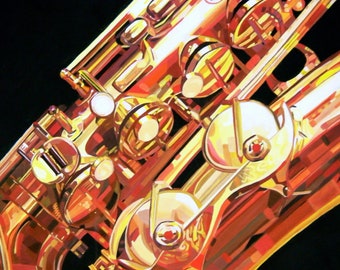 Saxophone Art Print