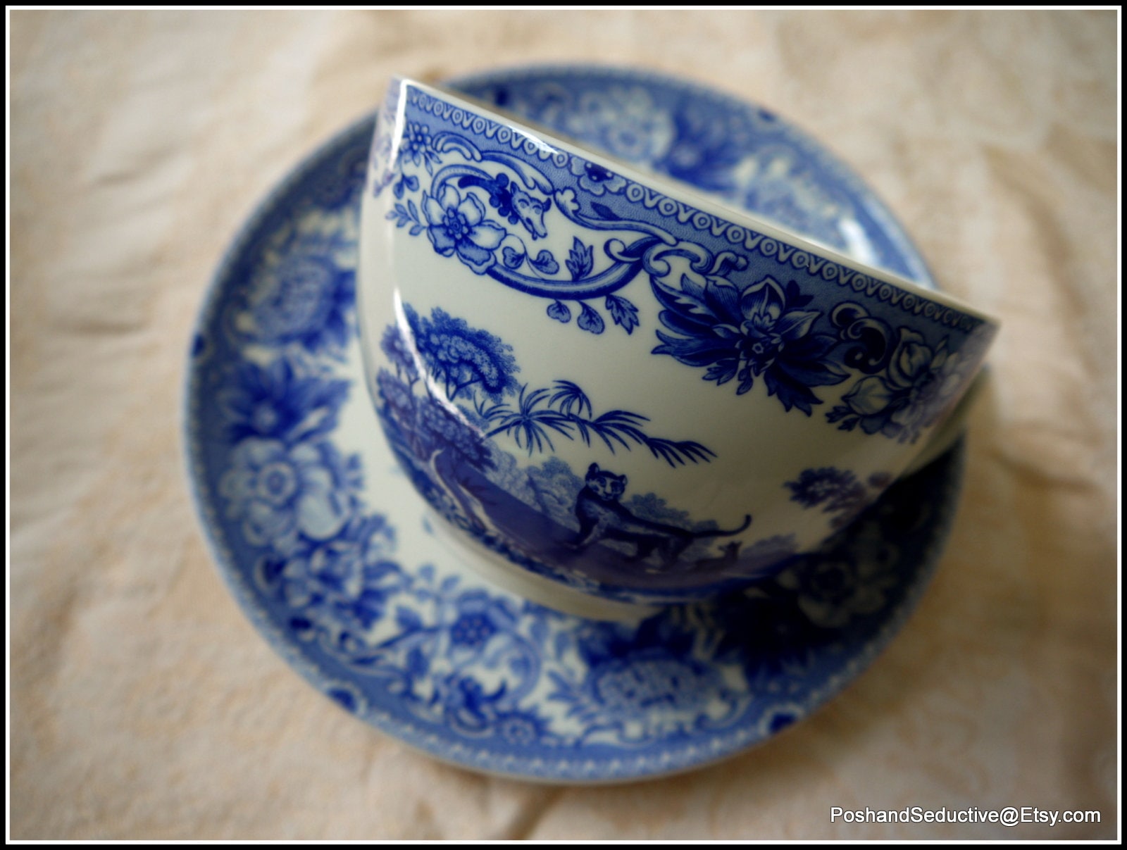 Spode blue tower - Etsy 日本