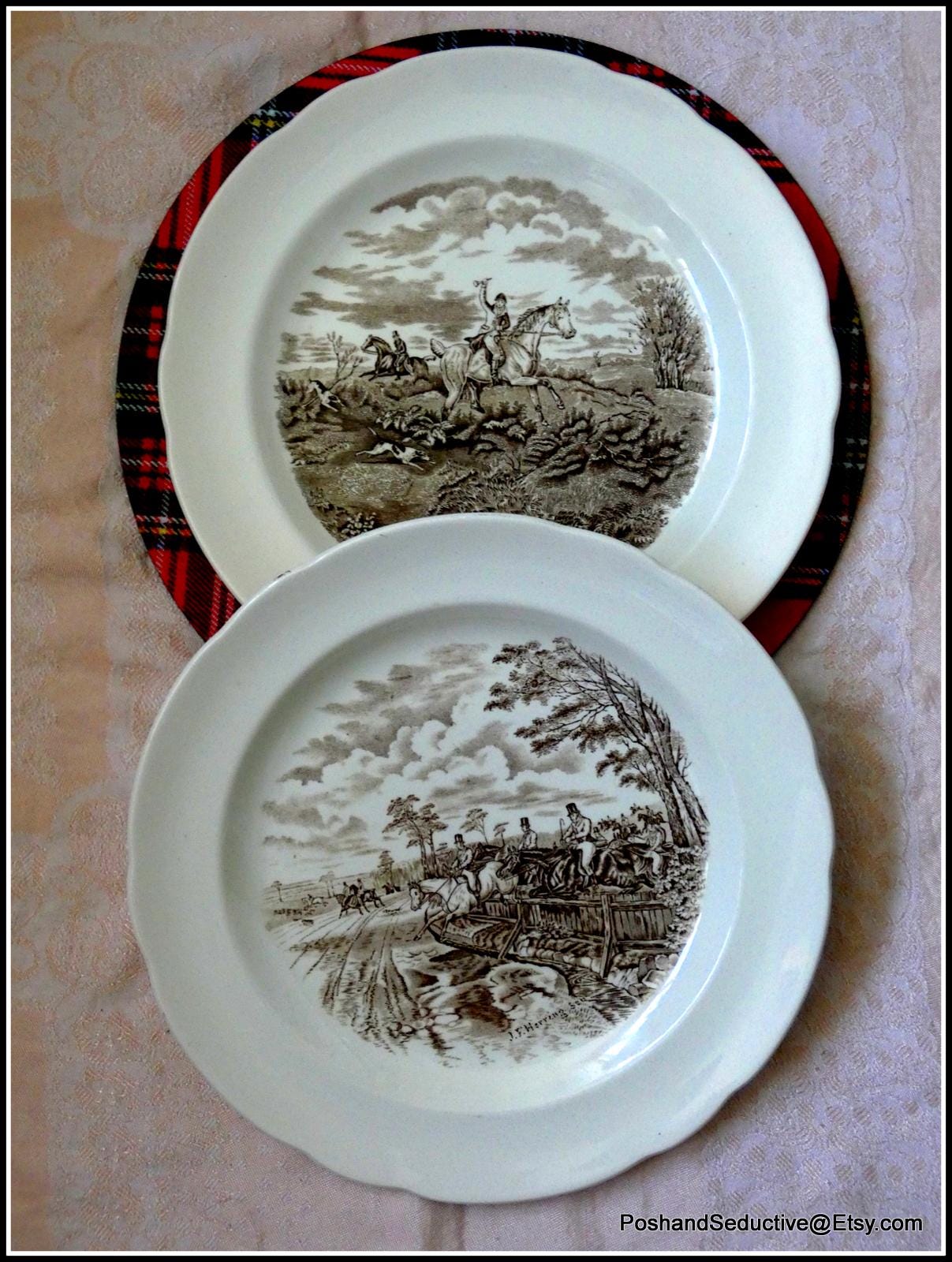 SPODE スポードTHE HUNTハンティング乗馬お皿セット英国製 【公式通販】