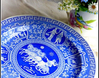 Spode Blue Room Collection GREEK Key Pattern 11