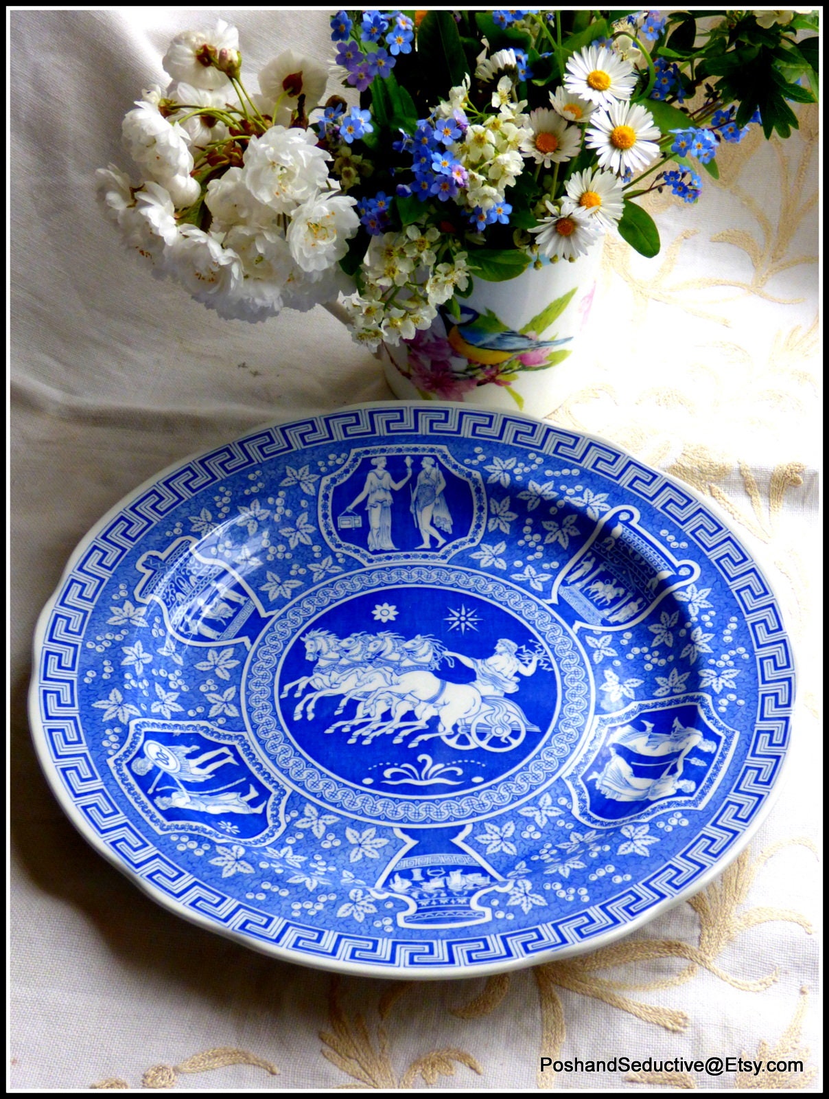 Spode Blue Room Collection GREEK Key Pattern 11