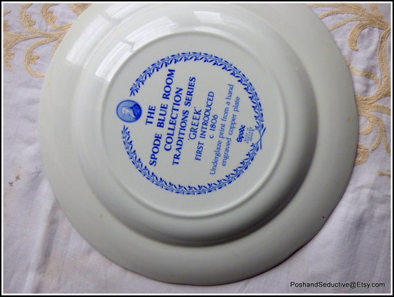 Spode Blue Room Collection GREEK Key Pattern 11