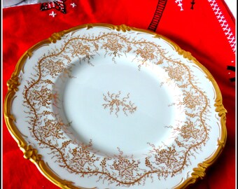 Display Cabinet Antique Dinner KING'S PLATE by Coalport Fine