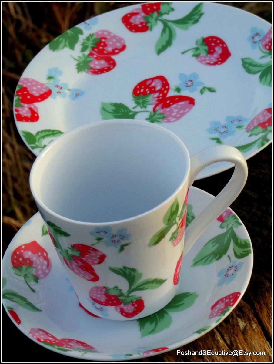 Cath Kidston Cups and Saucers - Etsy