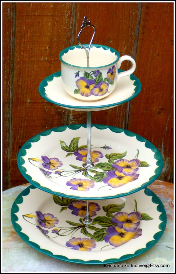 Afternoon tea cheap plate stand