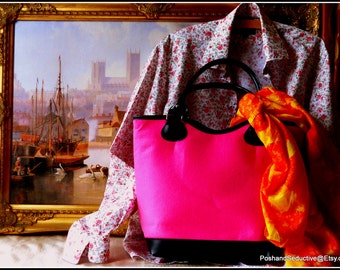 Unmissable dazzling handmade summer neon felt handbags, exquisite bright colours of the rainbow to make strong fashion statement this summer