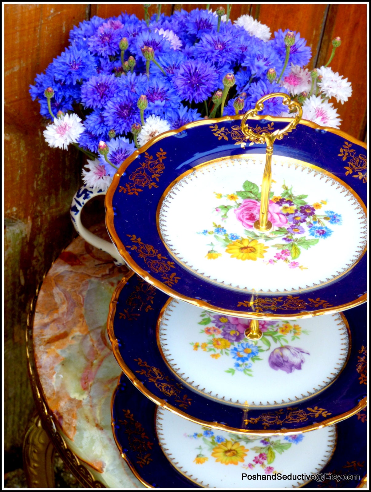 Epiag Cobalt and Gold - Etsy Epiag Cobalt and Gold - Etsy