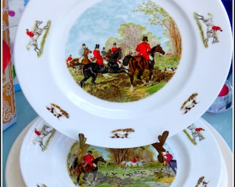 Fox Hunting Vintage China 10